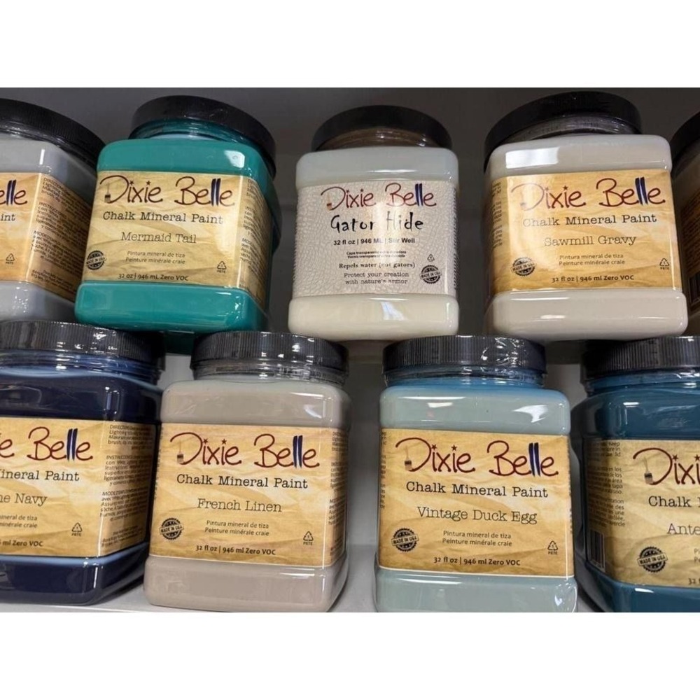 Dixie Belle Chalk Mineral Paint 32oz Furniture DIY Paint ALL Colors - Picture 4 of 5